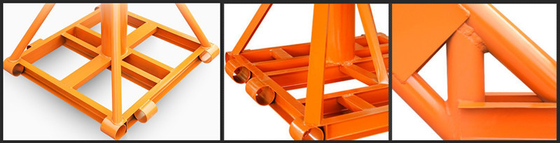 Fixed Mini Electric Hoist Crane Construction Roof Small Lift Crane With Efficient Motor
