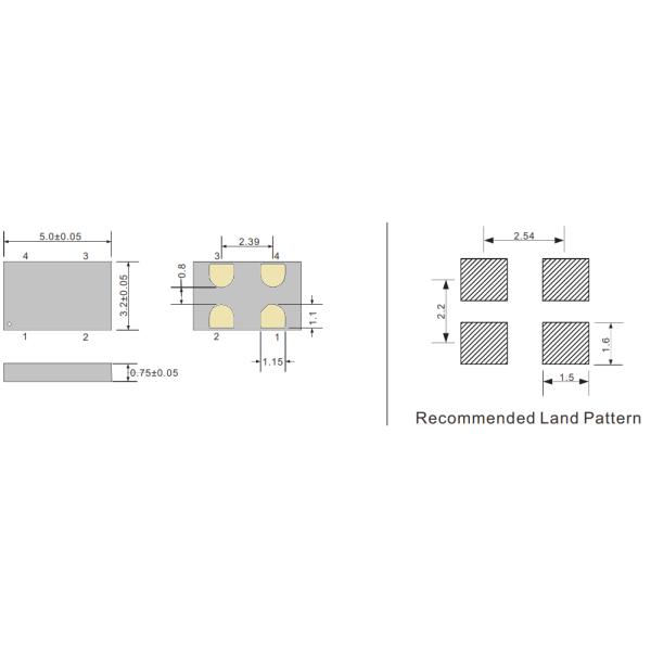 MEMS осциллятор SMD 5x3.2mm HCMOS 1-200MHz 20PF 20ppm 1.8-3.3V -SJK- для приложений