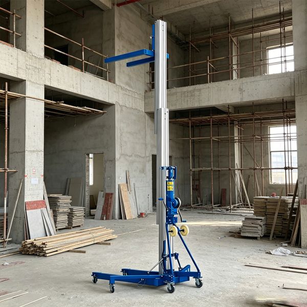 Portable Material Vertical Mast Boom Lift Order Picker Cherry Picker Heavy Duty