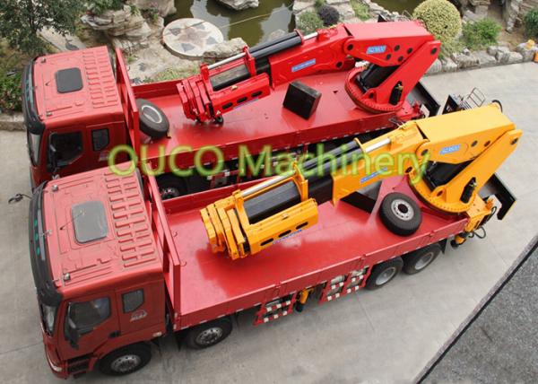 Straight Arm Truck Mounted Boom Crane Reliabile With ISO 9001 Certification