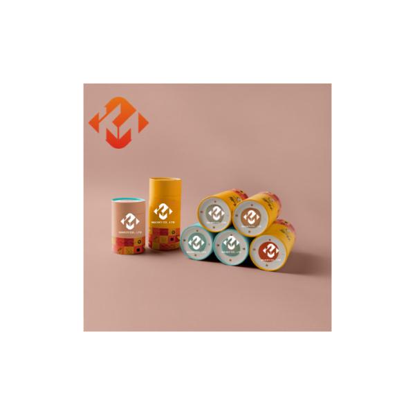 UV Resistant Cosmetic Paper Tube Packaging Anti Mildew Cardboard Cylindrical Container