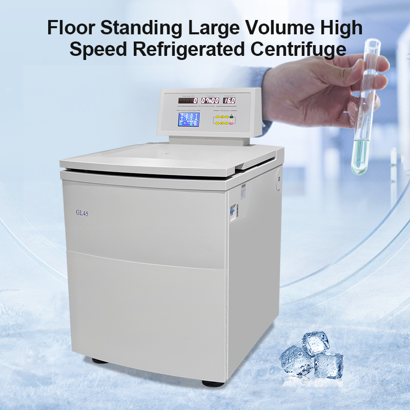 Factory Direct Floor Standing 450ml Blood Bag 6000rpm Refrigerated Centrifuge Blood Bank Centrifuge Plasma Separation Laboratory