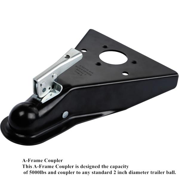 2inch Straight Tongue Trailer Coupler