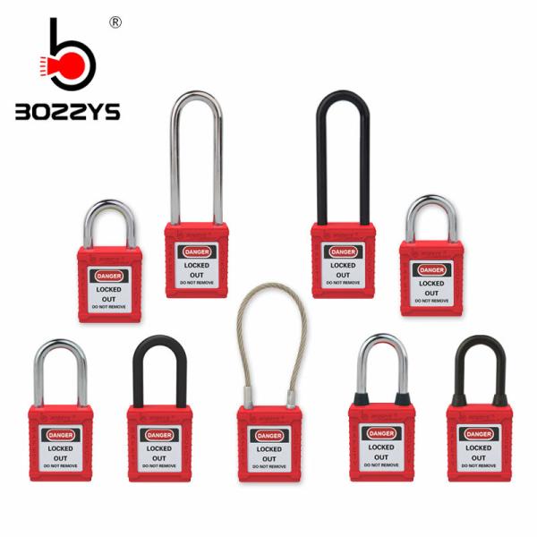 38MM Steel Shackle Safety Padlock with master keys for Industrial equipment lock out