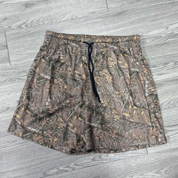 Shorts Manufacturer Custom Camo Camouflage Printed Running Summer Polyester Mesh Biker Vintage Hip Hop Shorts for Men