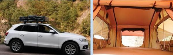 4x4 Off-road Roof Top Tent for Auto ,Side Awning,Foxwing Awning,Camping Tent for Car,Car Roof Top Tent for 3-4 Person