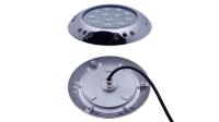 a montagem 54W 316 de superfície de aço inoxidável conduziu a luz da lagoa da luz 12Volt da piscina