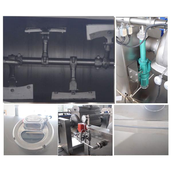 Red Bean Paste Vacuum Jacketed Kettle with 100-600L Capacity and Horizontal Agitator