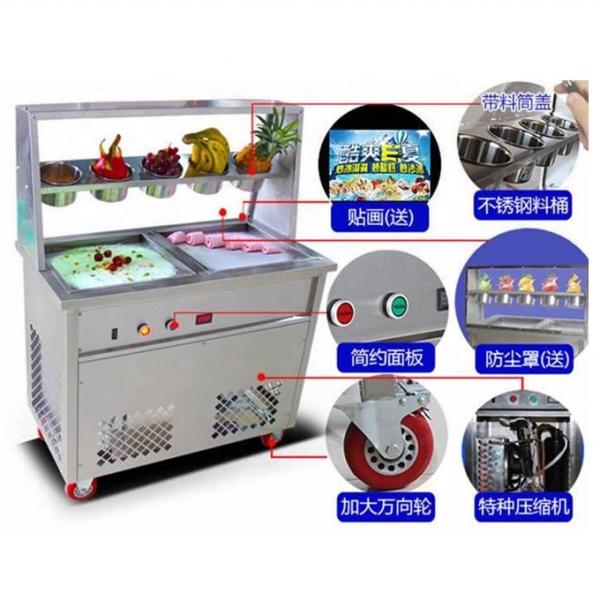 Seasoning Plant Ice Cream Cart Philippines with Long Working Life and Low