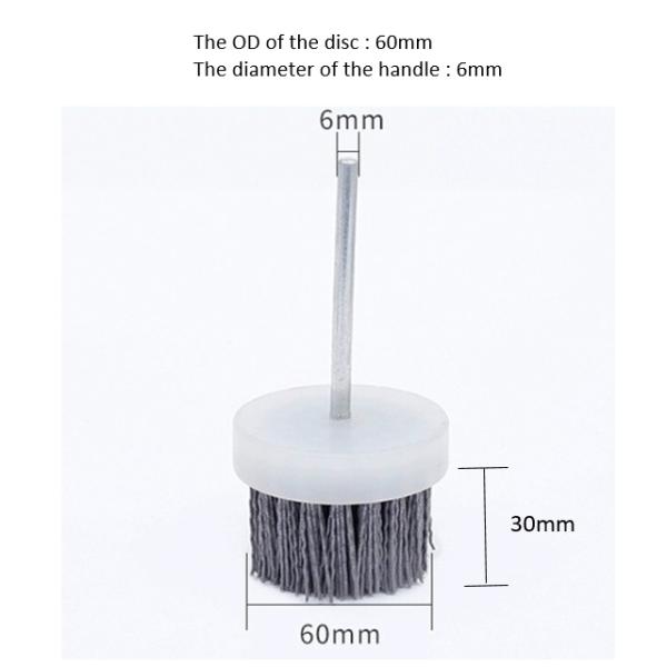 Промышленное дебургирование абразивных дисковых щетки для шлифования и полировки