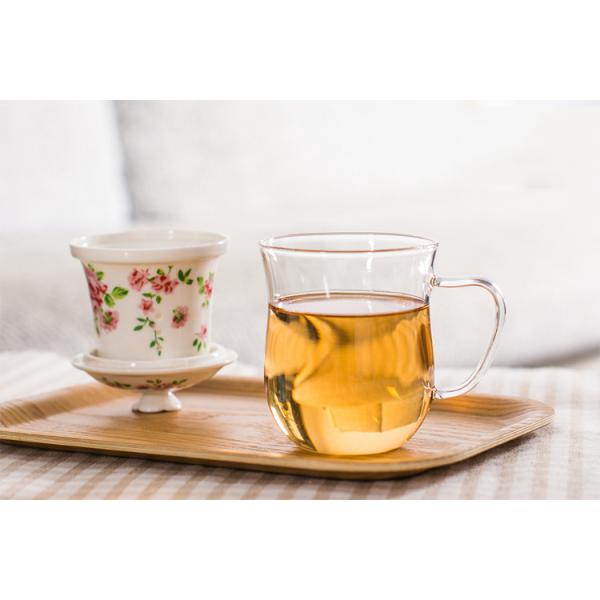 Высокая чашка Инфузер чая боросиликатного стекла с керамическим фильтром легким для того чтобы очистить