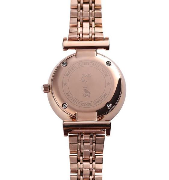 quartz watches for ladies 1533 Luxury Best Selling Quartz Watch Woman Rose Gold Beautiful