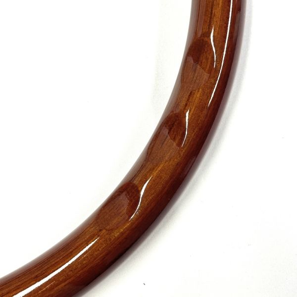 Riveted Mahogany Wood Steering Wheel 15 Inch For Automotive Restoration