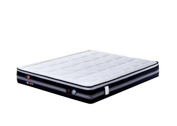 Cooling Ice Silk Fabric Ergonomic Pocket Spring Mattress With Latex For Better Sleep Support