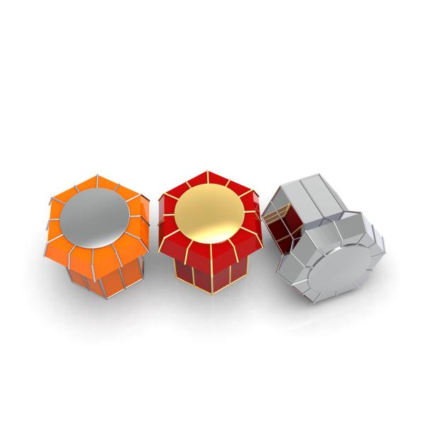 Крышки духов Zamak OEM не Refillable гальванизируя