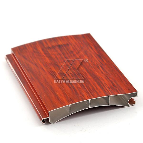 Factory Price Wood Grain 6063 Aluminum Roller Shutter Slat Profile