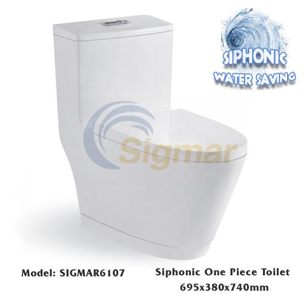 SIGMAR6107 Economic Ceramic WC Toilet Wc Toilet Bowl S-Trap Ceramic Toilet