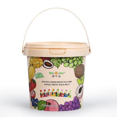 300 ml-5L de cadeia de frio Container IML com logotipo personalizado redondo para espalhamento de chocolate e molhos alimentares