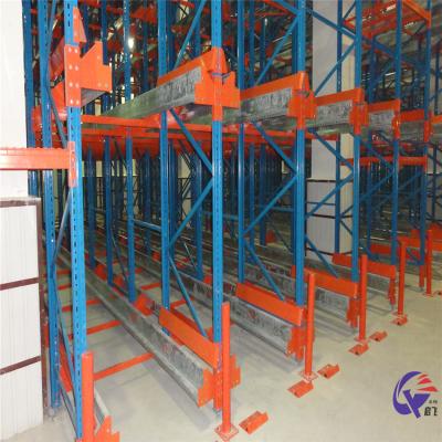 Cold Rolled Radio Shuttle Storage Rack Warehouse Racking System Customized Density