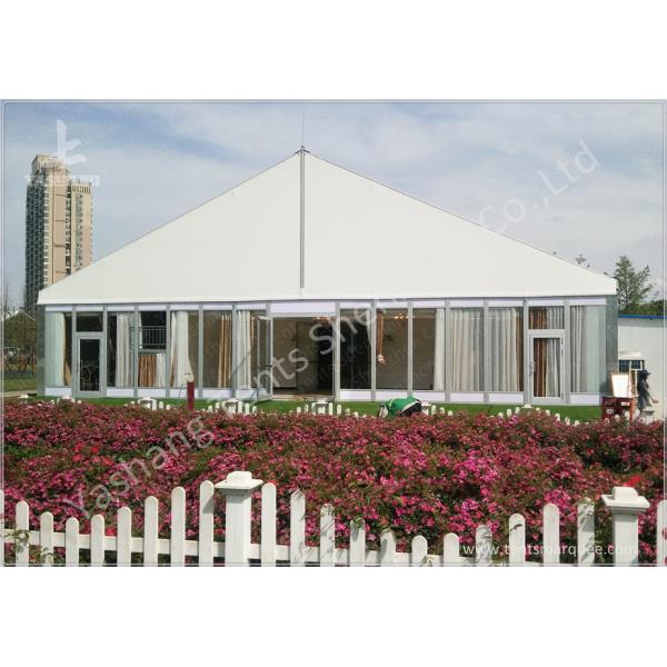 Outdoor Transparent PVC Cover Luxury Wedding Tents Wind Resistant