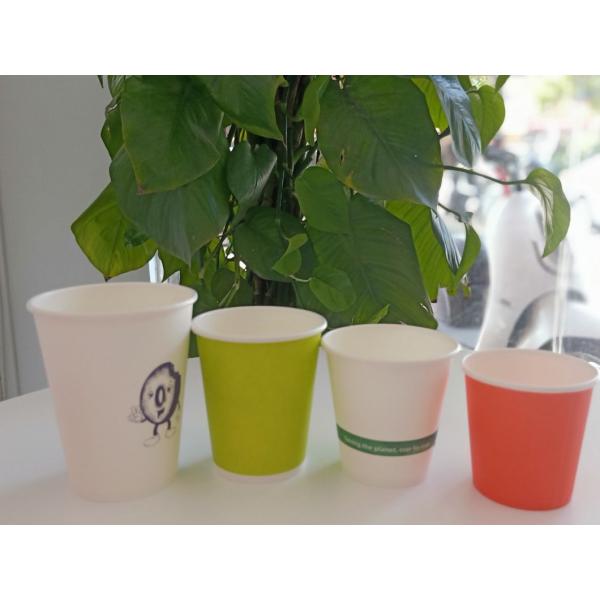 Animal Design Customized Cold Cup Without PE Coated E-Friendly Disposable Paper Cup