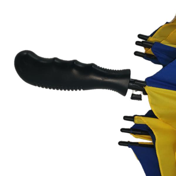 30 Inch Air Vent Double Canopy Golf Umbrella Windproof With Full Silk Screen Print