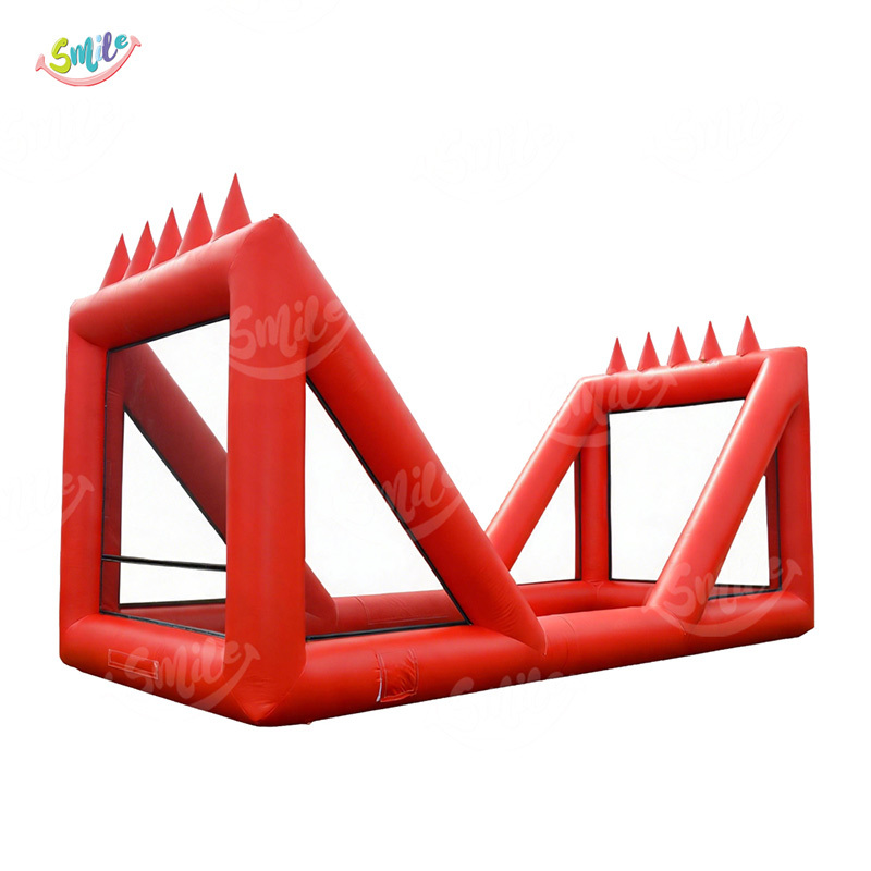 Commercial Grade Inflatable Basketball Game Dual Lane Basketball Shootout for