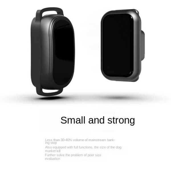 2025 New Smart Anti-Bark Dog Collar Multifunctional Automatic Pet Training Electric Shock Plastic Eco-friendly Screen Bark