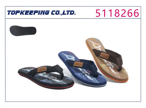 Summer Men Rubber Slipper Reef Anti Bacterial Thong SLipper EVA