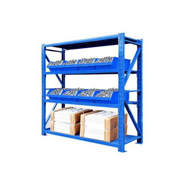 Pallet 200KG/Layer Metal Warehouse Storage Shelves Powder Coated Light Duty