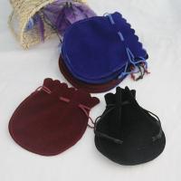 Apple que embala o multi malote do cordão do costume das cores 8.5x9.5cm com parte inferior redonda