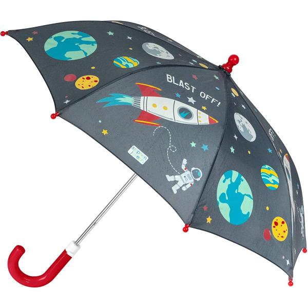 2023 Cute and Cool 8K Hook Handle Windproof Children's Rain Umbrella 190T Nylon Fabric