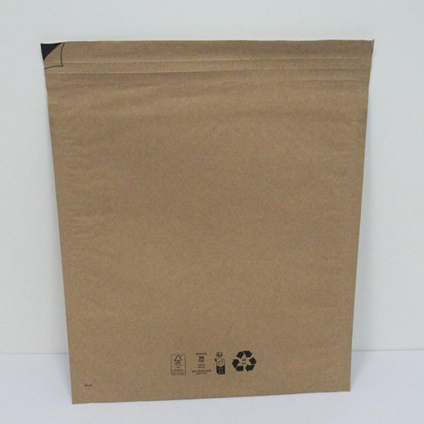 Elegant Custom Biodegradable Mailers 15x20cm Embossed Recycled Kraft Mailers