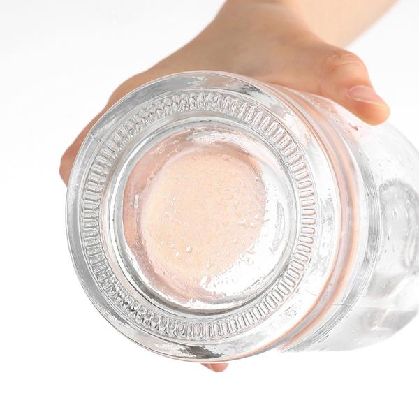 Conjunto de presentes de garrafas de vidro personalizadas de 1000ml/750ml/500ml para dispensador de bebidas alcoólicas a granel