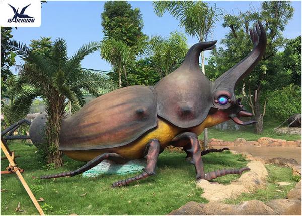 Large Simulated Large Garden Ornaments , Handmade Insect Park Outdoor Garden Statues