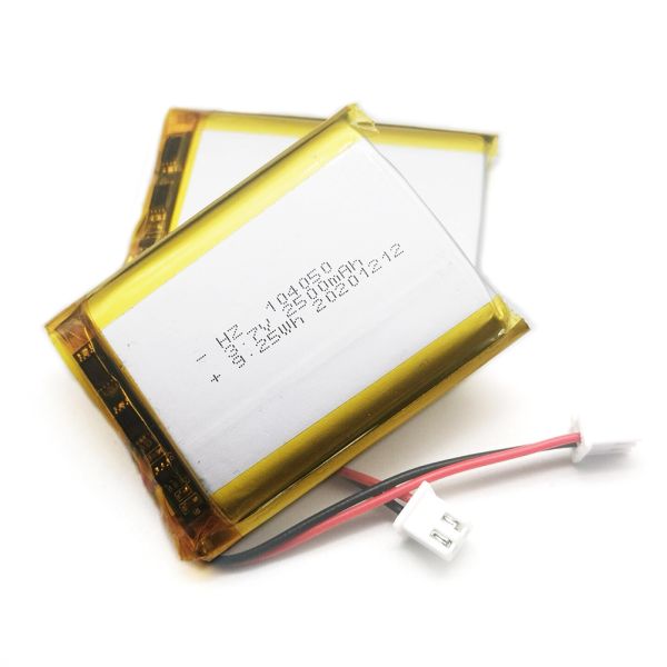 104050 2500mAh IEC62133 Lithium Polymer Battery 3.7V Rechargeable Li-polymer Battery Pack