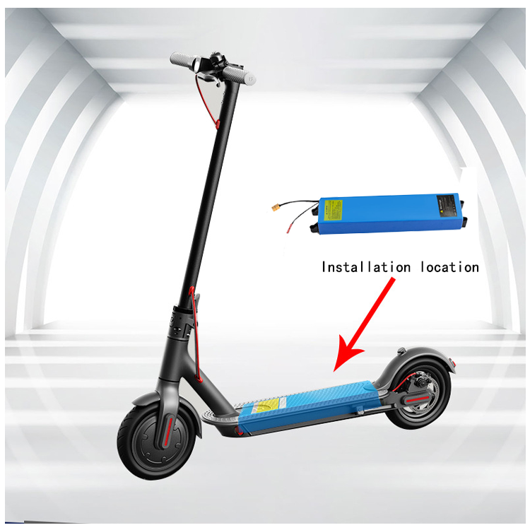 Smart BMS 36V 6Ah Electric Scooter Lithium Battery - IP54 Waterproof Replacement Battery for Xiaomi/Ninebot E-Scooters