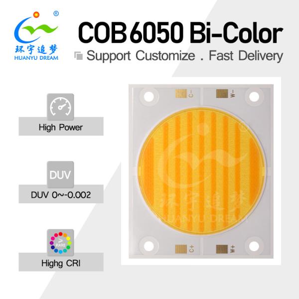 High Lumen Output Dual Color COB LED 200W 200W 300W 300W 3838 5454 6050 Chip 2700K 6500K Ra98 For Photography Light two colors TLCI certificate