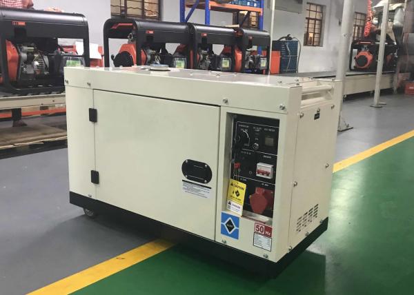 3 gerador silencioso super novo do diesel do modelo PDE8500ESS da fase 7.5kva