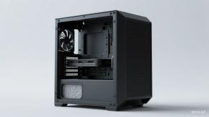ATX注射型コンピュータケース 黒 白 160mm CPU クーラー 高さ