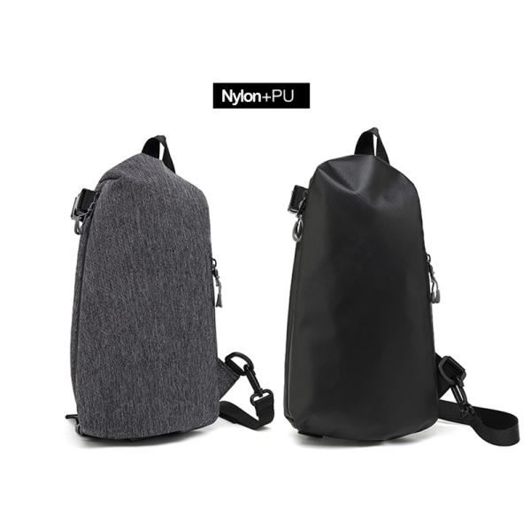 Nylon PU Anti Theft Crossbody Chest Sling Bags 19*10*31cm