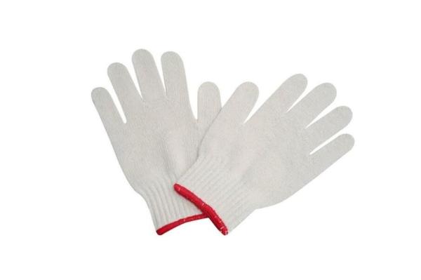 10 Gauge Cotton Gloves Packing With Woven Bag 500g 600g Working Glove