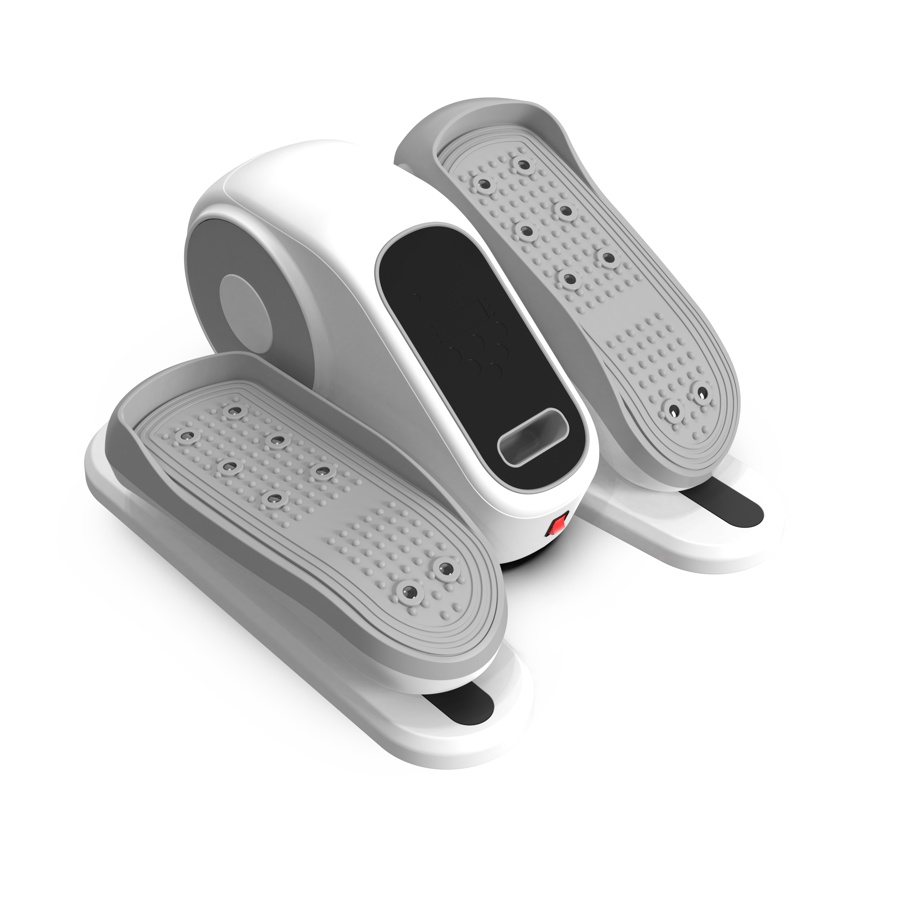 2 in 1 Under Desk Elliptical Machine Seated Leg Exerciser with Remote