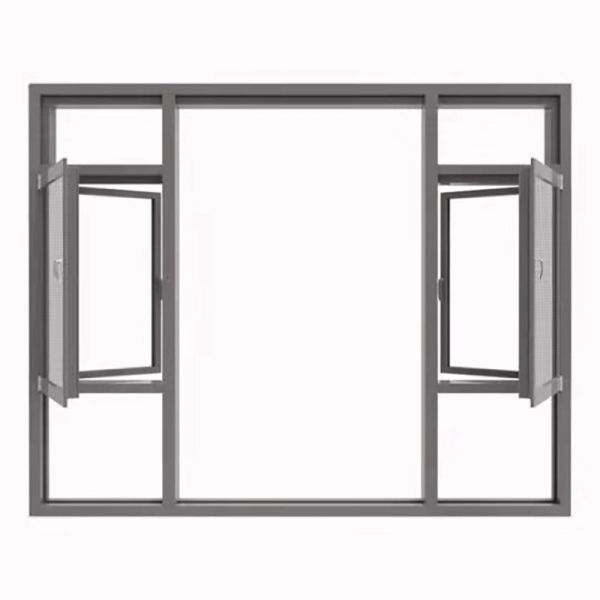 Modern Aluminum Frame Sliding Casement Window Wide Opening For Ventilation View