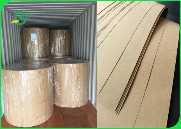 Rolo enorme do papel do ofício de FDA 60gsm 80gsm Brown para os sacos de compras feitos sob encomenda
