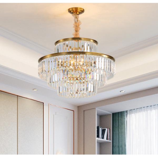 JYLIGHTING Modern Simple Light Luxury Living Room Corridor Box Restaurant Bedroom Crystal Pendant Light