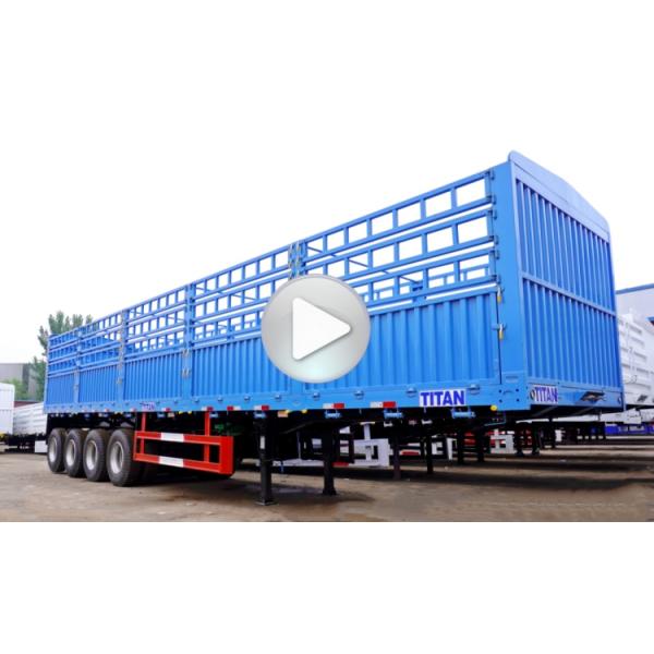 2023 New China Flatbed Trailer with side wall semi trailer with high sideboard for sale in Nigeria