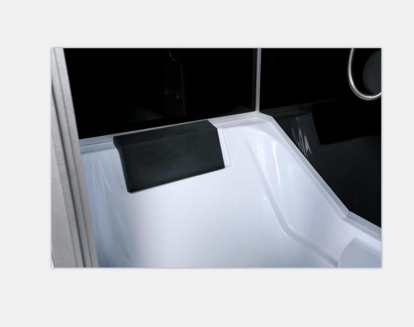Polished Frame Steam Shower Enclosure , Steam Shower Cubicle Single Door Sliding Style