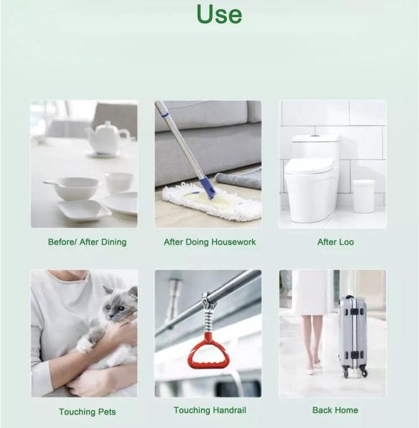 Portable Anti Coronavirus Waterless Hand Sanitizer Mini Antiviral Hand Gel