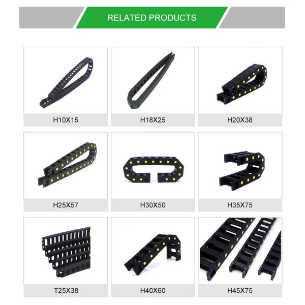 Цепь кудели кабеля нейлона аксессуаров механического инструмента прочности Towline моста H45x60 желтая